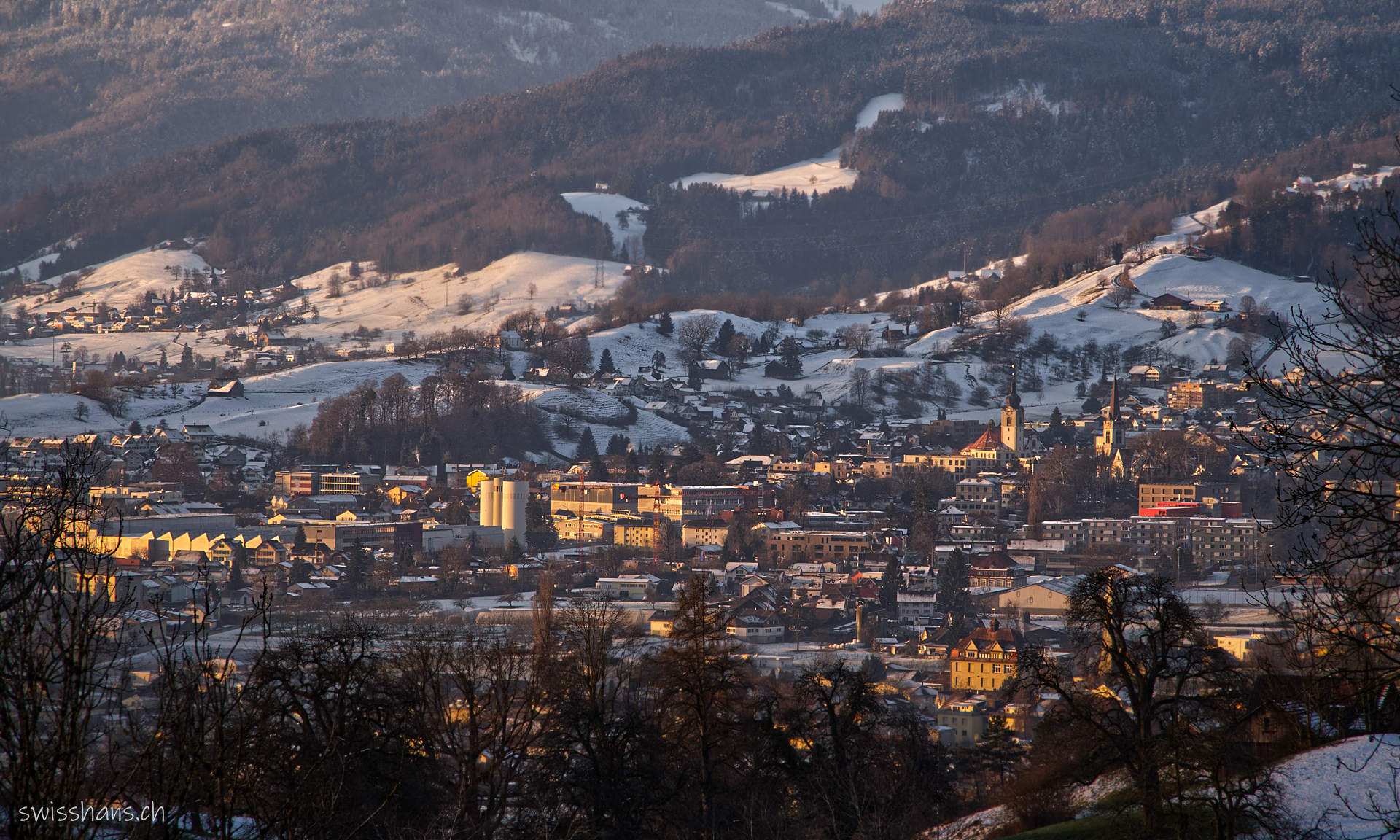 Altstätten im Morgenlicht