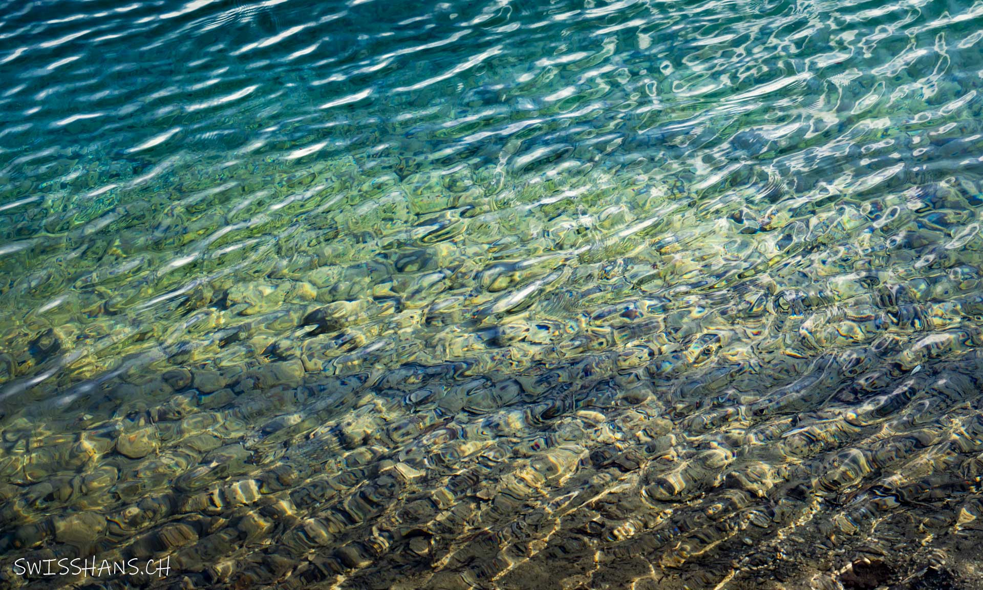 Klares Wasser in den Paspels Seen, Rankweil.