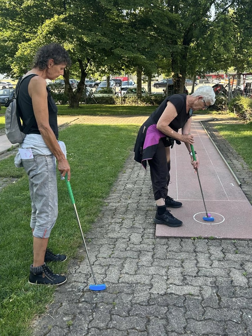 ... und die Minigolfgruppe