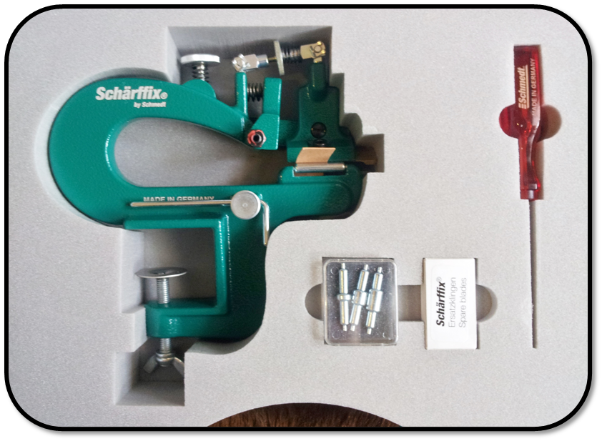 Schärffix シャーフィックス手動革すき機　レザークラフト 手動革漉き機 Schärffix® - YouTube