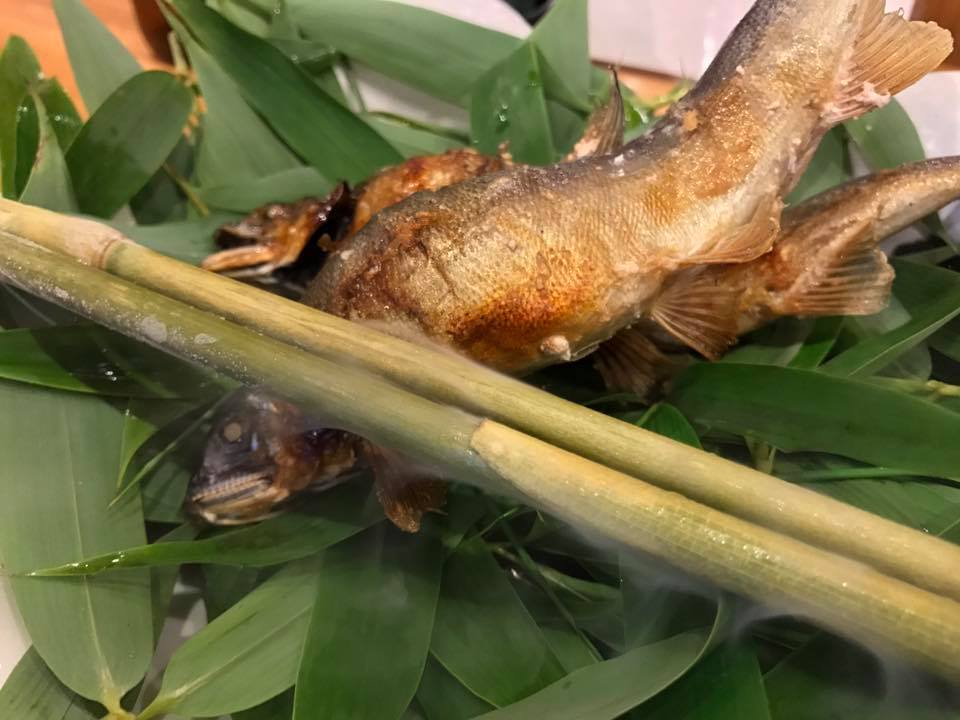 鮎塩焼き