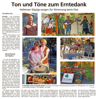 Altmark-Zeitung vom 26.09.2019, von Andrea Gose