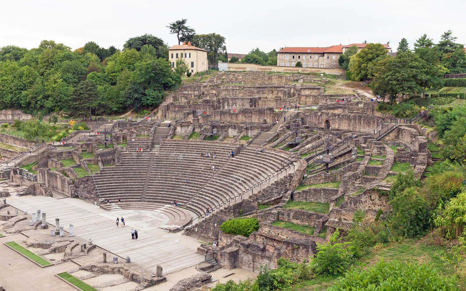 世界遺産「リヨン歴史地区」、古代劇場あるいはローマ劇場とも呼ばれるリヨンのテアトルム