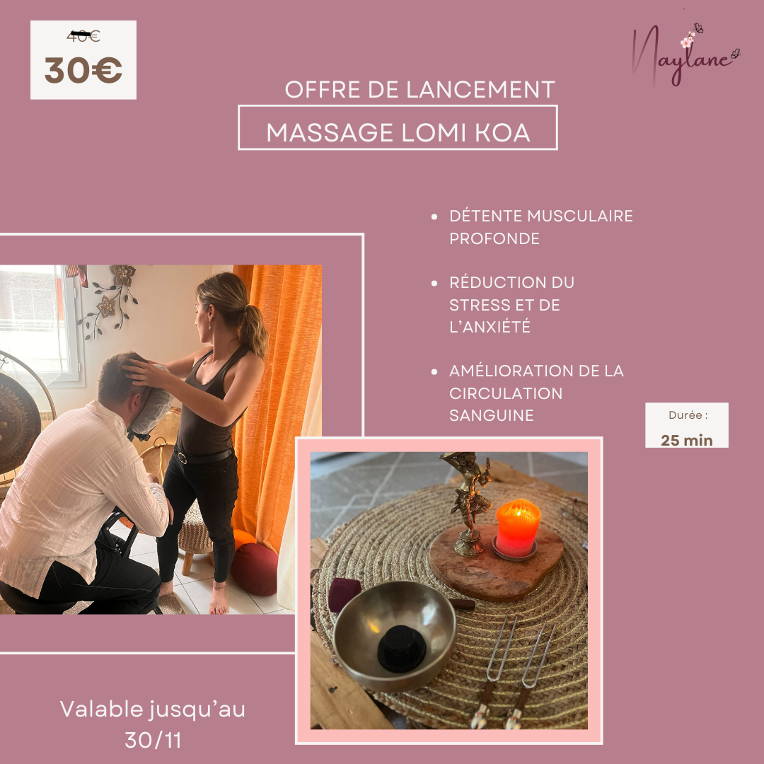 Massage assis LOMI KOA
