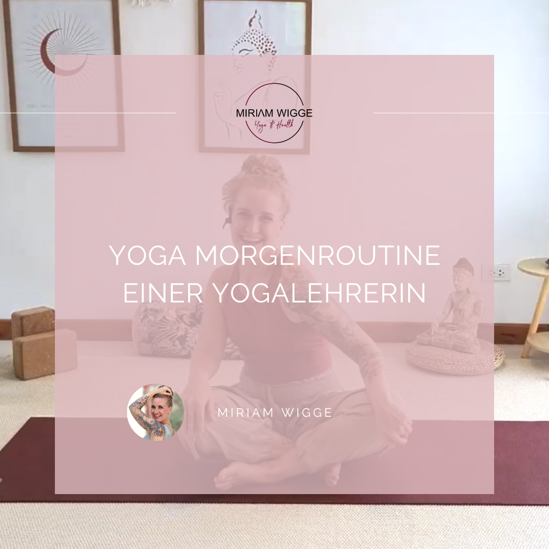 Yoga Morgenroutine einer Yogalehrerin