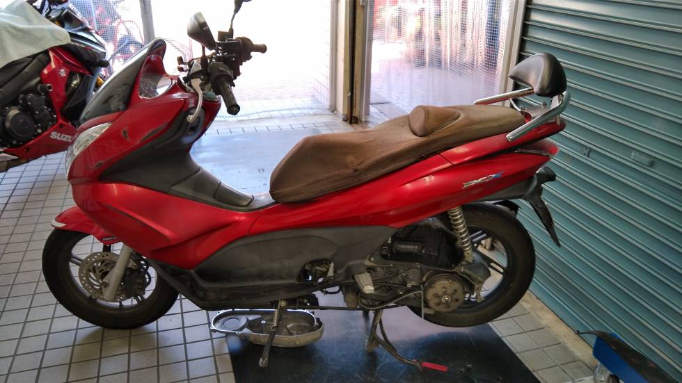 PCX125ドライブ系のメンテナンス