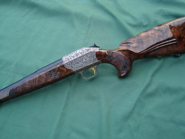 Blaser R93 Komplettveredelung von Sommer-Exklusiv - Gravuren, Gravur Hirsch Rothirsch Rotwild Hirsche Rothirsche