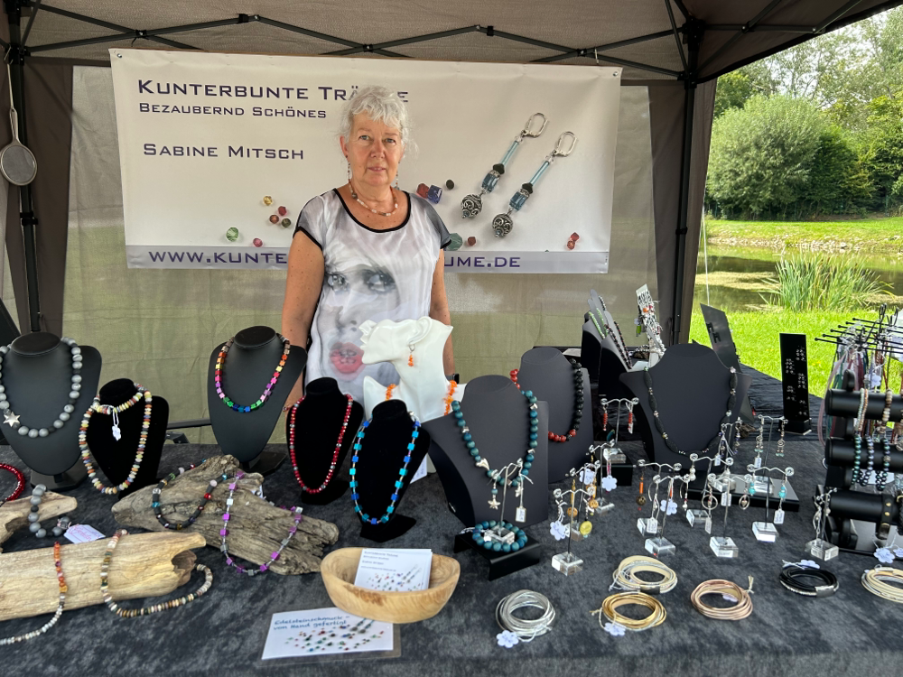 Die Angebotsvielfalt meiner Edelstein Schmuckangebote während des Marktfestes 2023