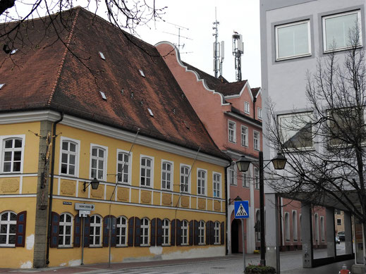 Storchenhorst in der Stadtmitte Erding - Foto: Dr.Ivor Cowlrick