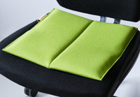 ergonomisches Sitzkissen Bürostuhl #unichrome lime/Flowmo Pad