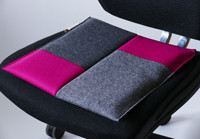 ergonomisches Sitzkissen Bürostuhl #patchwork pink/Flowmo Pad