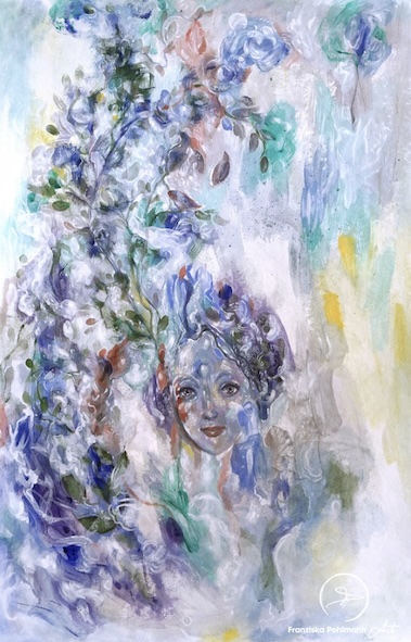 Something Amazing Happens I Acryl (Natural Earth Pigments) auf Büttenpapier mit Büttenrand I ca. 795 x 555 mm I 2023 I Original verfügbar  