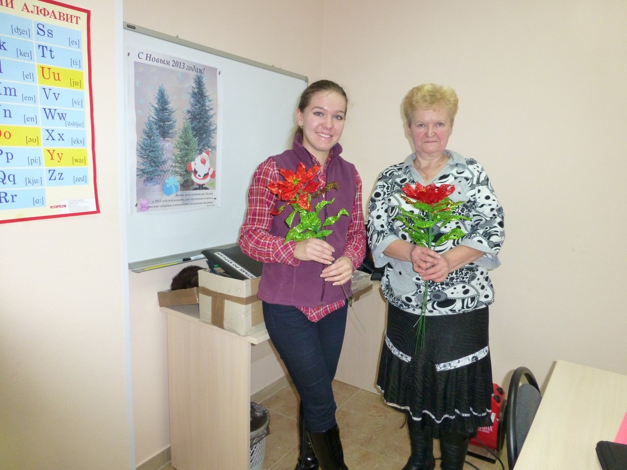 22.12.2012 - Урок по сборке "Рождественской звезды"