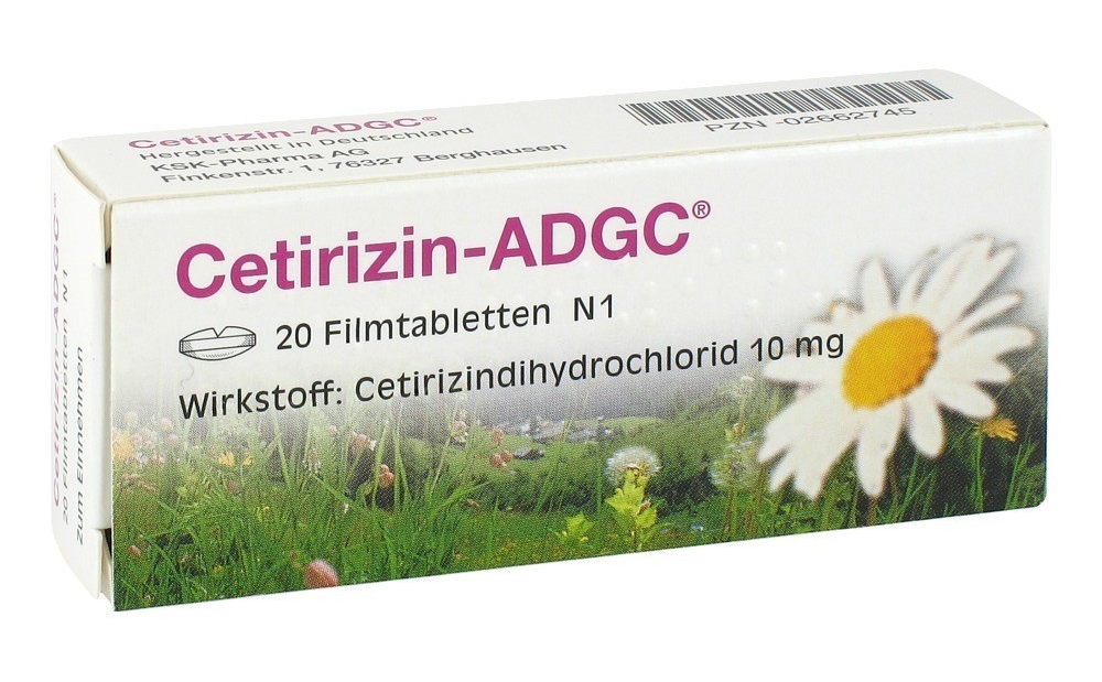 Cetirizin Adgc Tabletten Pallas Apotheke