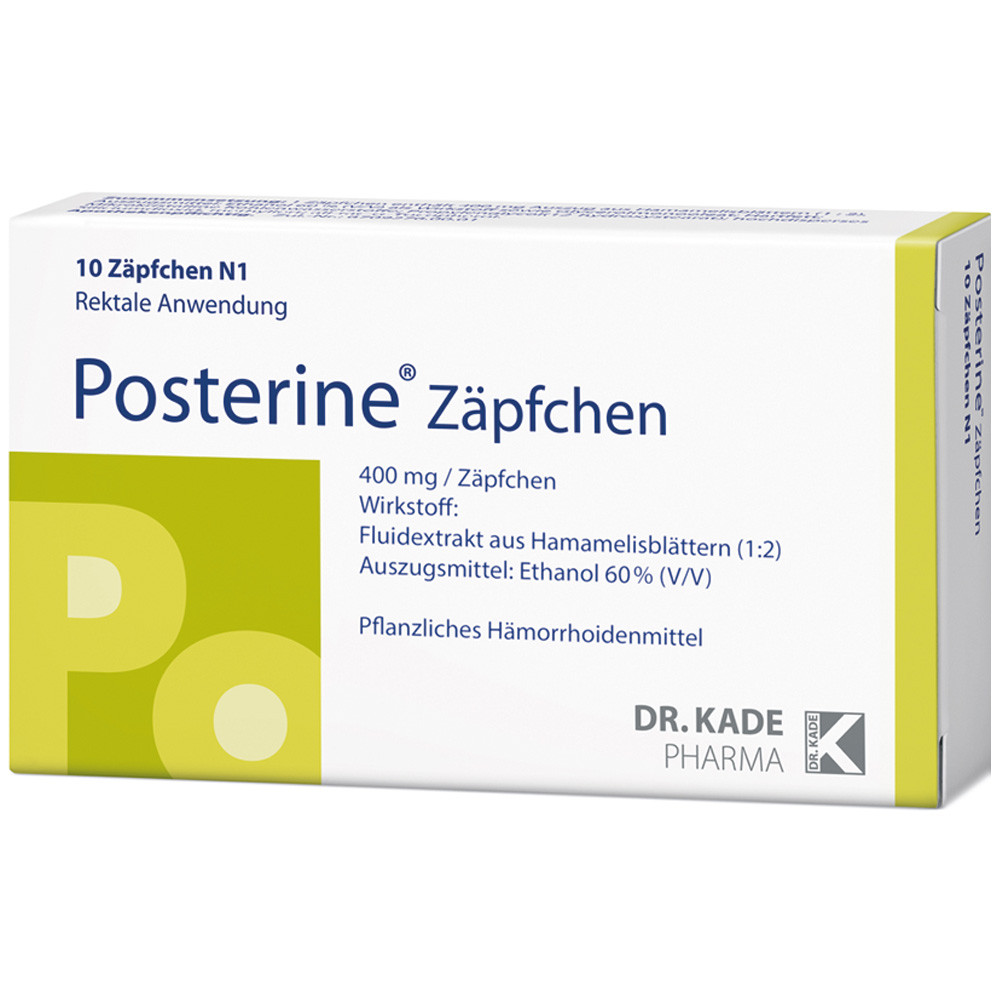Posterine ® Zäpfchen Pallas Apotheke