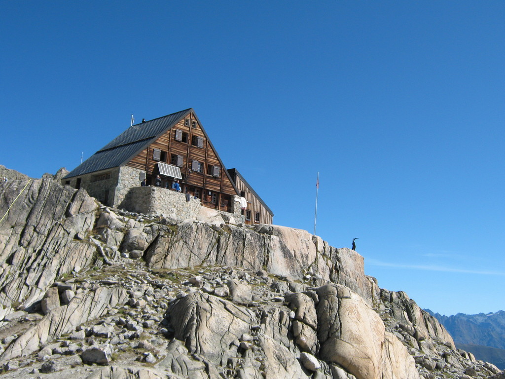 Fin d'été : la cabane d'Orny