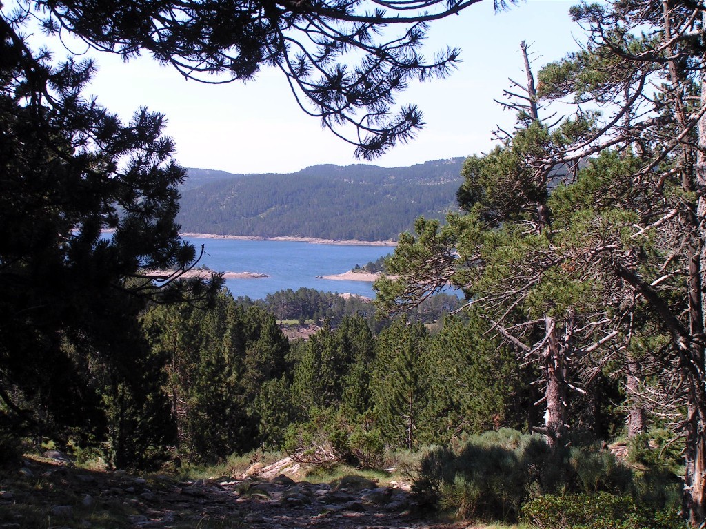 vue sur le lac des Bouillouses