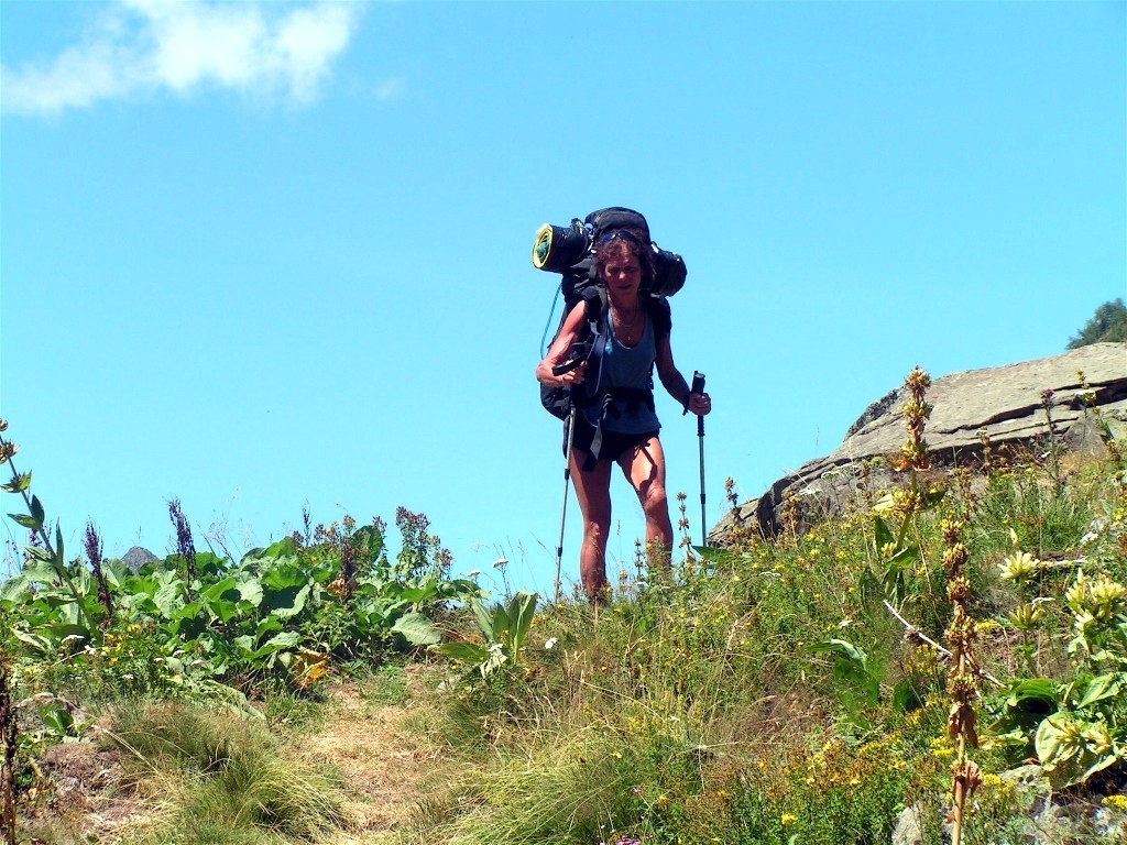 remontée vers la "petite" portella d'Orlu