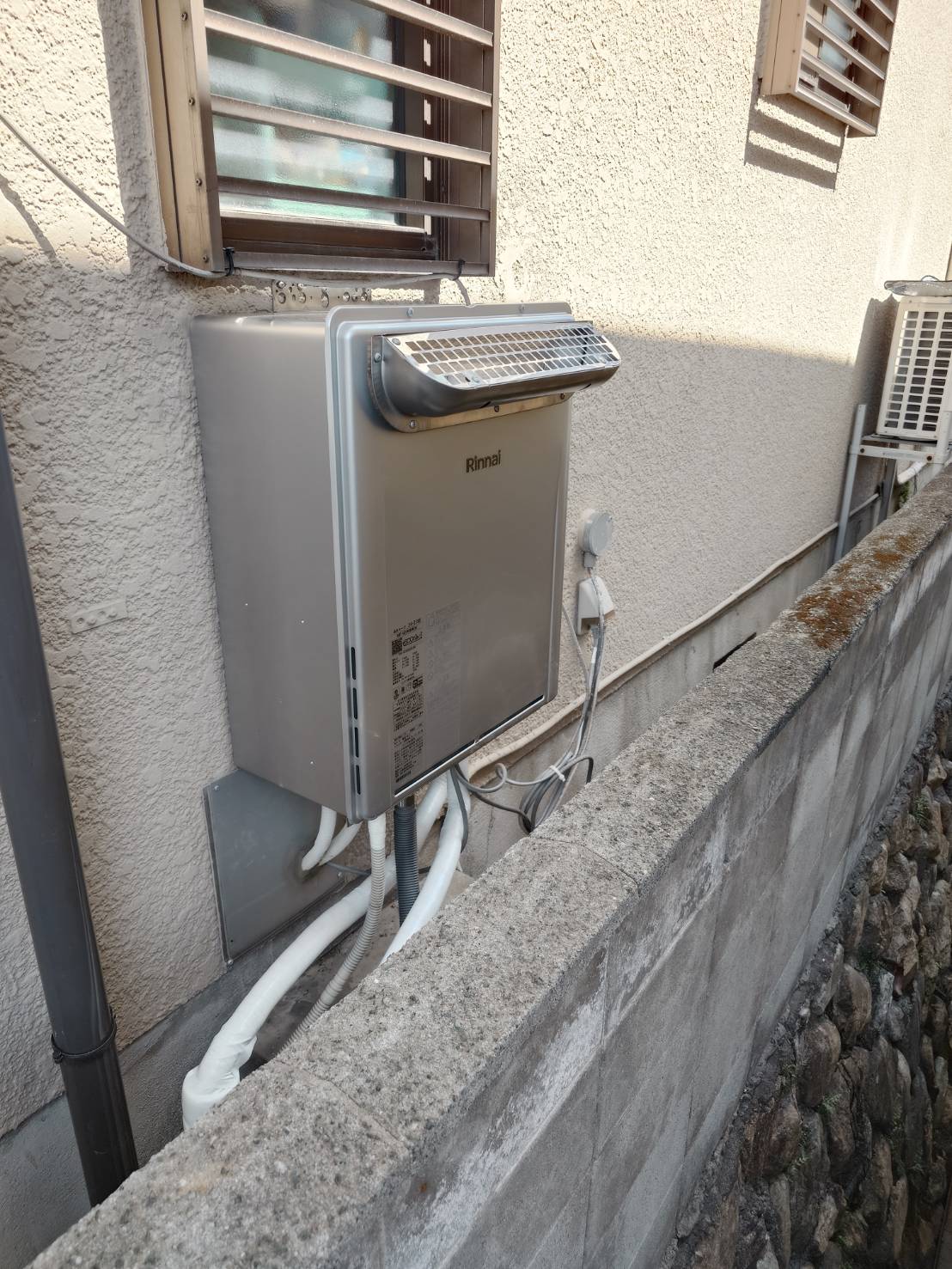 ウルトラファインバブル付き給湯器取替工事