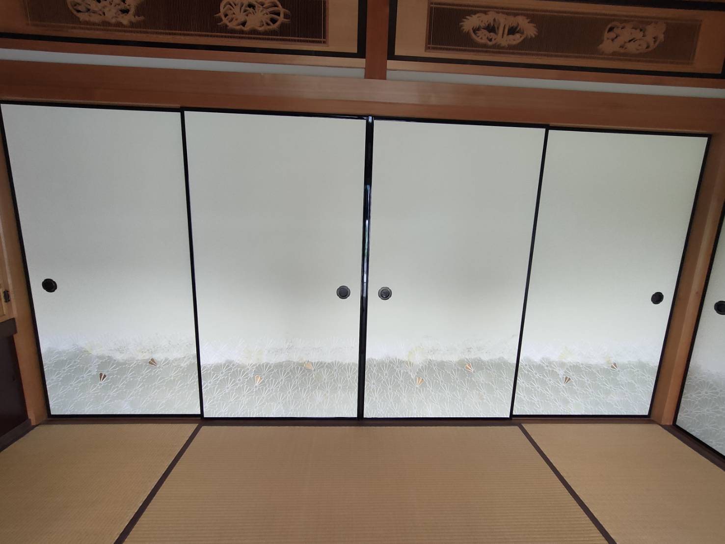 施工後　本襖