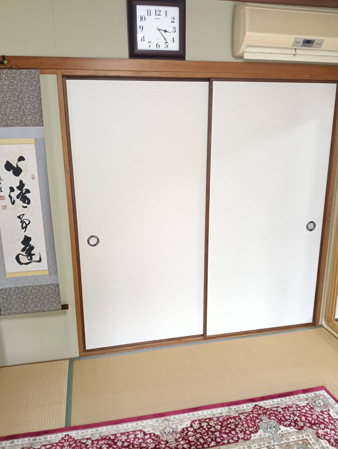 神戸市垂水区　襖、障子貼替