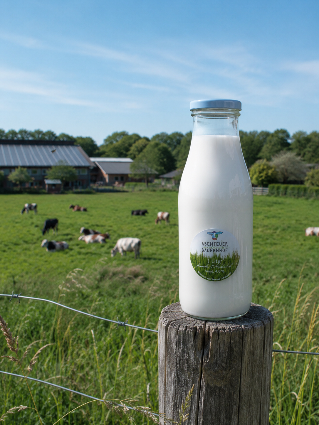 Von der Kuh ins Glas: Wie entsteht unsere Rohmilch auf dem Abenteuerbauernhof Andresen?