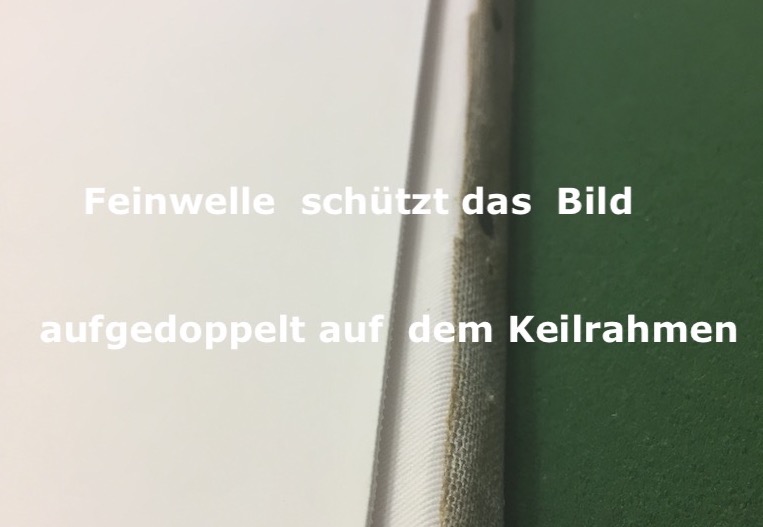 Leinwandbild aufspannen - Bild aufspannen