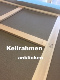 Leinwandbild aufspannen lassen. 