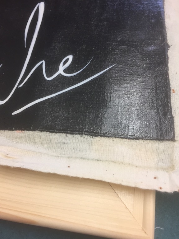 Leinwandbild aufspannen - Bild aufspannen