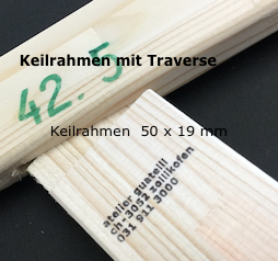 Keilrahmen mit Traverse