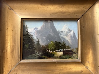 Einrahmen - Bild mit altem Rahmen