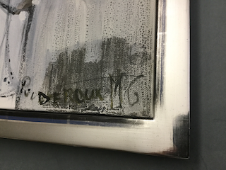 Einrahmung Bild freigelegt