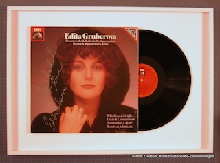 Edita Gruberona - LP im Magnetrahmen