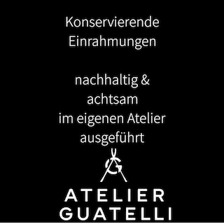 Konservierende Einrahmungen im eigenen Atelier hergestellt 