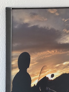 Foto in Schattenfugenrahmen eingelegt  