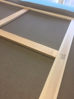 Leinwandbild; Keilrahmen mit Kreuz