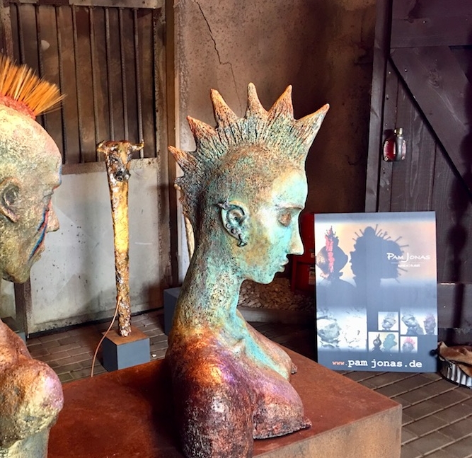 Juni 2018: Pam Jonas X Kunstevent Art et Charbon, Velsen, Warndt-Weekend-2018