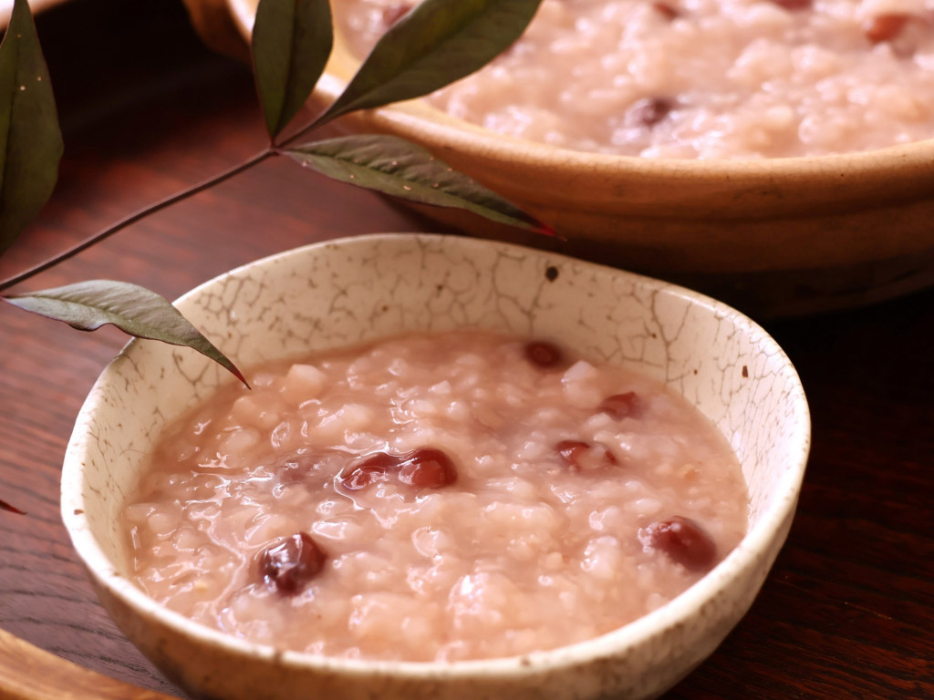 アズキ紅茶の残った小豆で作る小豆粥｜体をやさしく整えるシンプルな食べ方