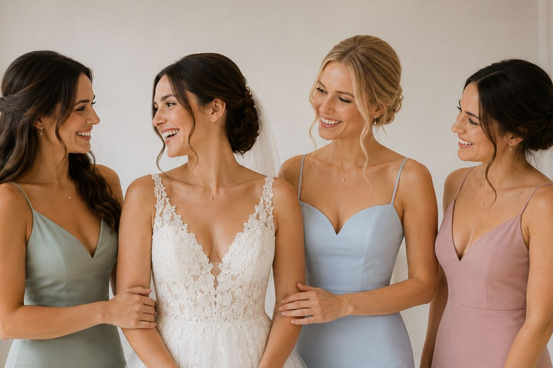 Welcoming English-speaking bridal boutique near Ramstein Air Base for military spouses and families.