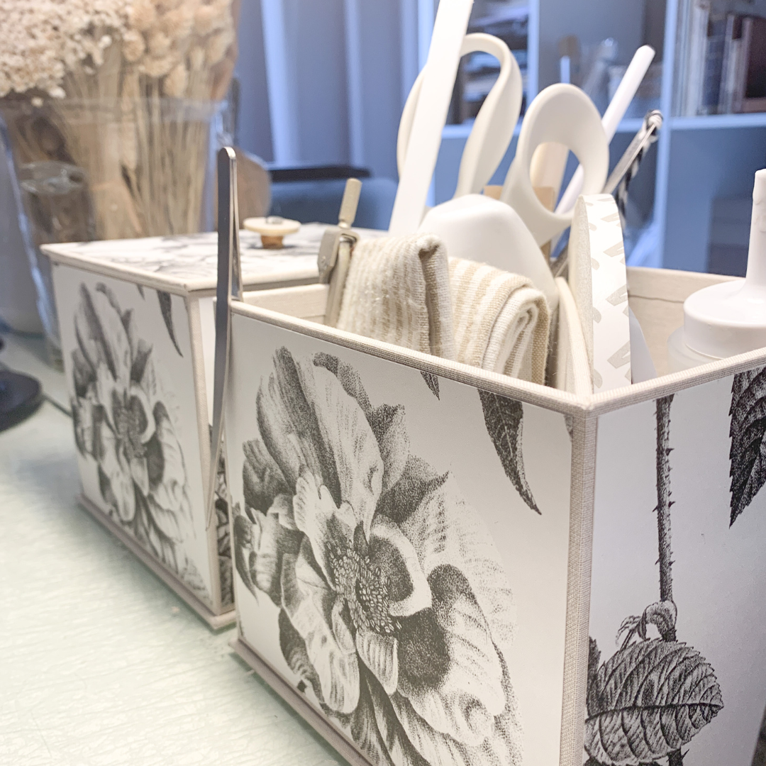 A look into my cartonnage studio workspace