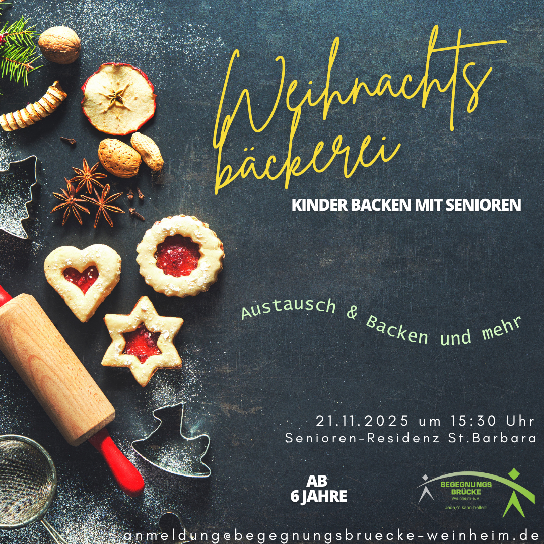 Weihnachtsbäckerei 21.11.2025