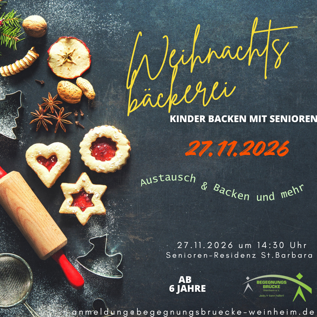 Weihnachtsbäckerei 27.11.2026