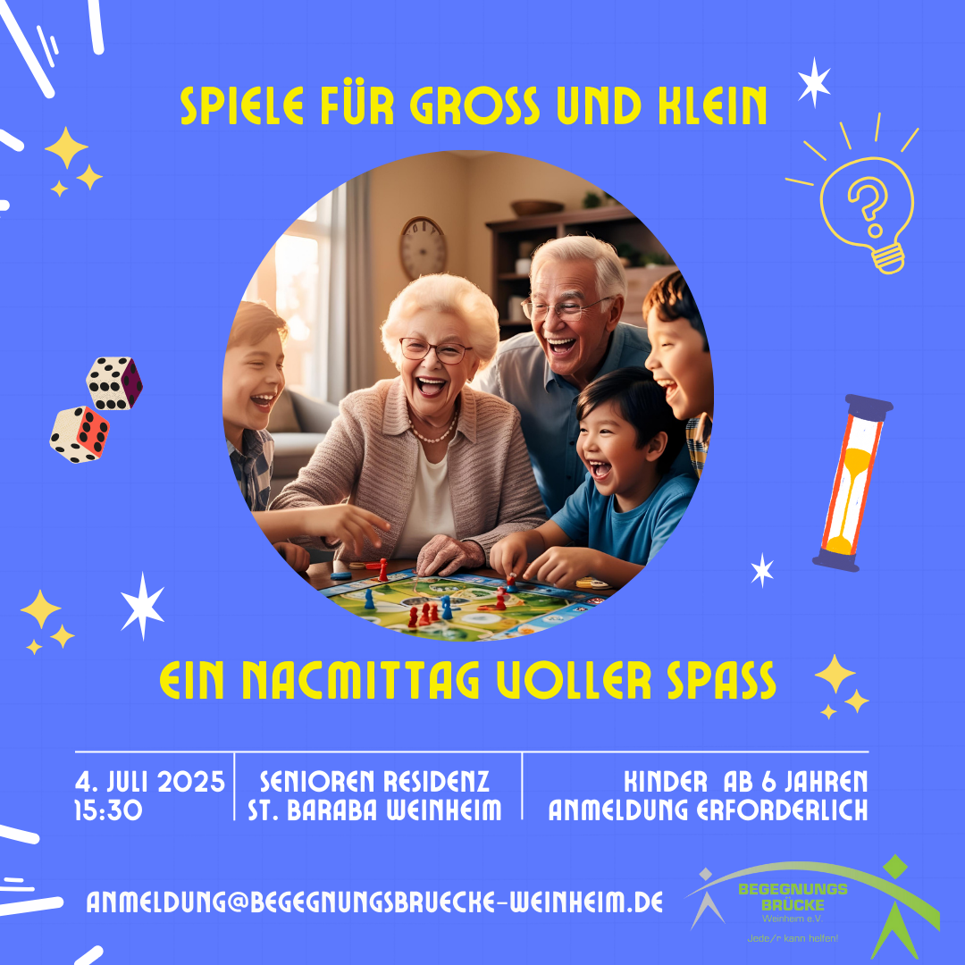 Spielnachmittag mit Senioren am 04.07.2025