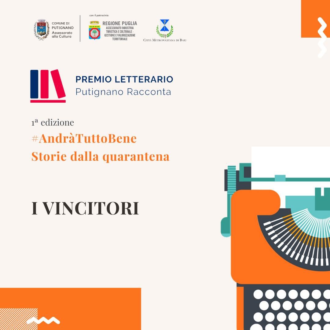 La mia "De difìcii de pasà"" ha vinto il terzo premio alla I edizione del Premio Letterario "Putignano Racconta"