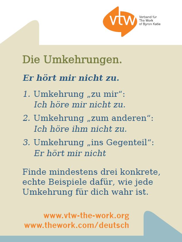 Beispiele für Umkehrungen