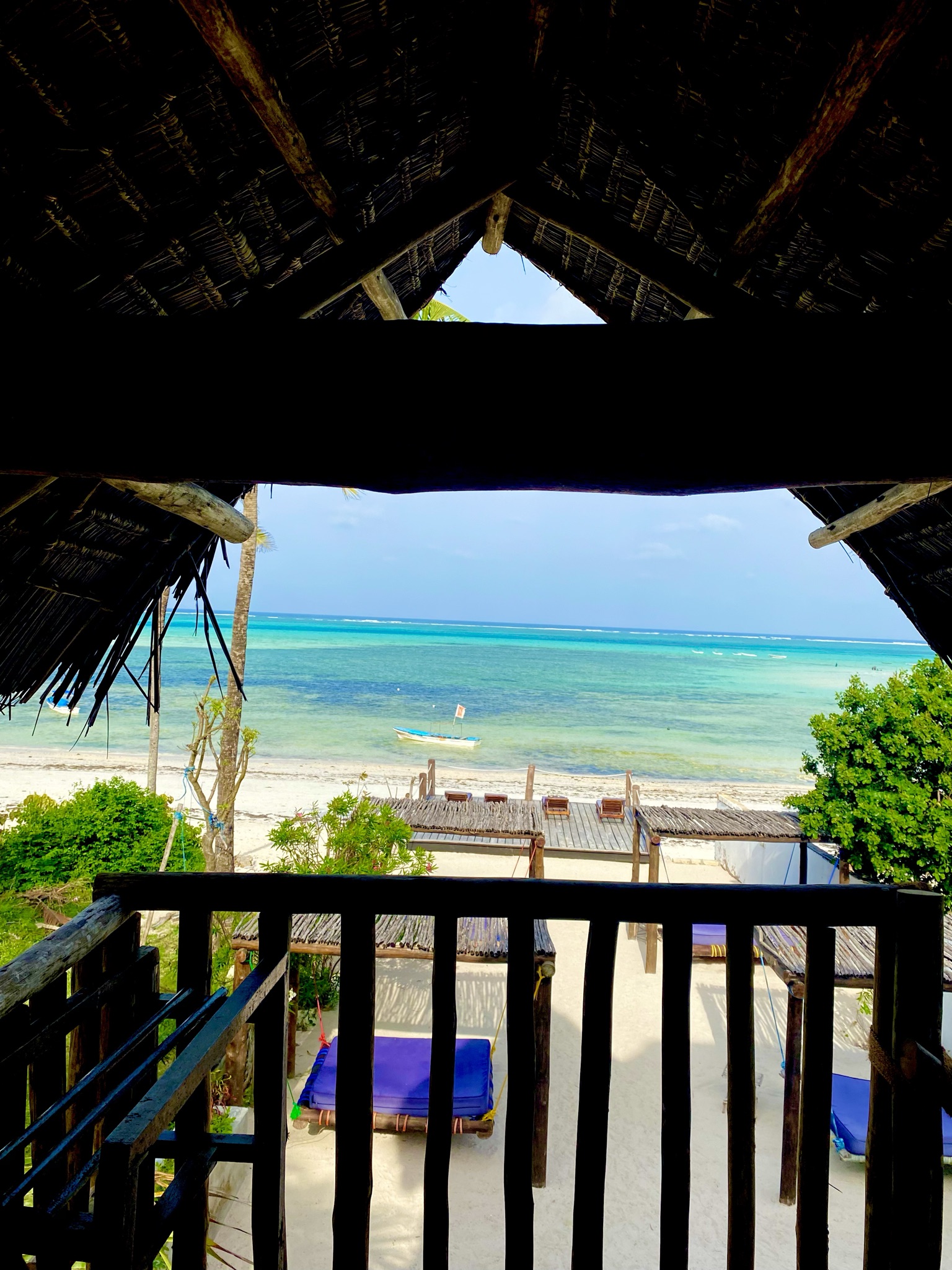 Aussicht vom Balkon (Shanuo Beach Bungalows)