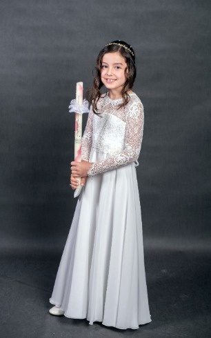spitzenkleid ecru