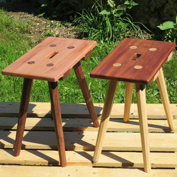 Sitzbänke & Melkschemel - altes Handwerk neu gemacht