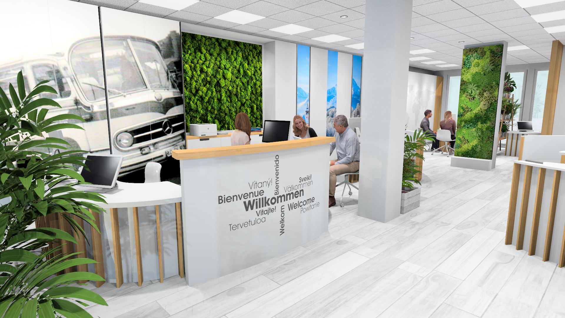 Entwurf Reisebüro
