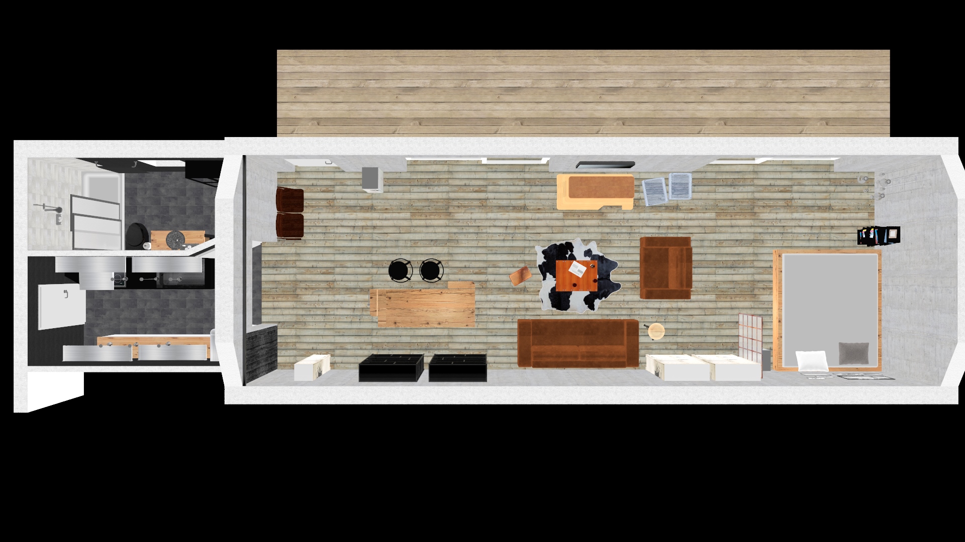 Visualisierung eine Lofts für Loftab11